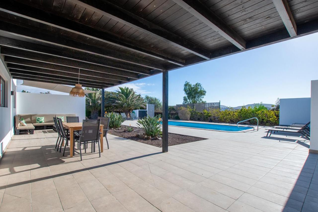 Heated & Shared Pool Villa Matriana 36A, North Shore Villas Lajares Dış mekan fotoğraf